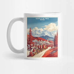 Seefeld in Tirol Austria Vintage Travel Retro Tourism Mug